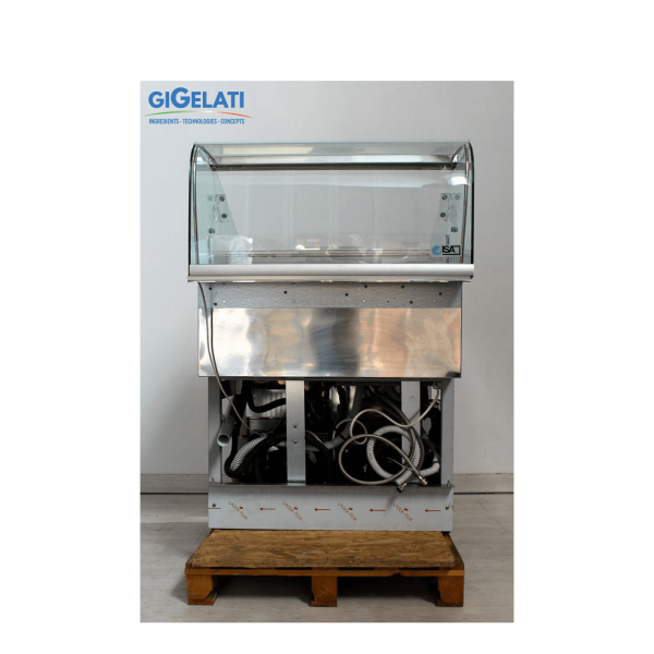 Vetrina gelato -  4 vaschette + piastra fredda Cold Stone (usato)